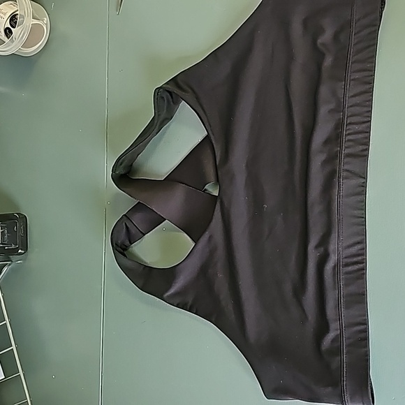 Old Navy women's black sports bra. Size XXL. No pads, stretch. - Picture 1 of 8